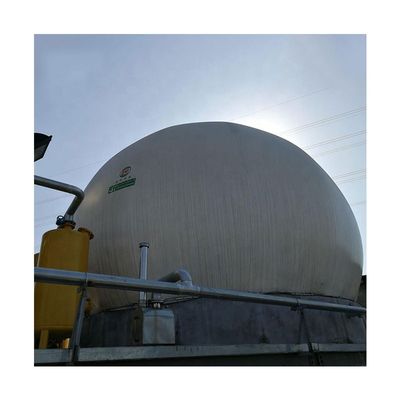 คุณภาพ  Round Double Membrane Biogas Holder With Recycling Advantage โรงงาน