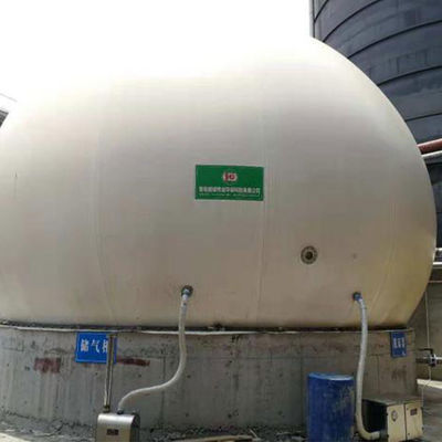 คุณภาพ  PES PVC PDFE Double Membrane Biogas Holder Gas Holder In Biogas Plant โรงงาน