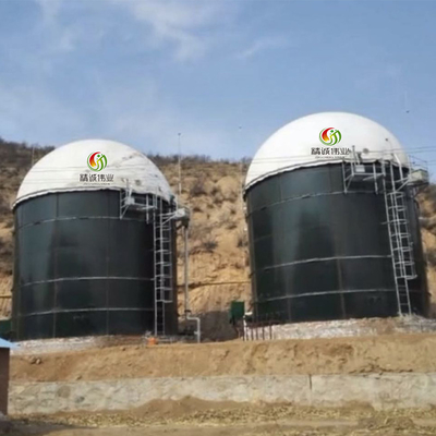 เครื่องย่อยสำหรับการผลิตก๊าซชีวภาพ Gobar Gas Plant การผลิตกระแสไฟฟ้า