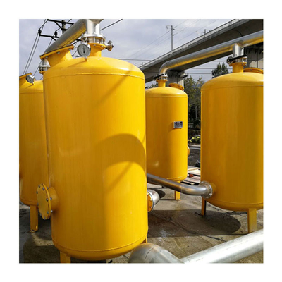 GB Q235B อุปกรณ์ทำก๊าซชีวภาพให้บริสุทธิ์ด้วยแผ่นเหล็กพร้อมการพ่นสีพื้นผิว