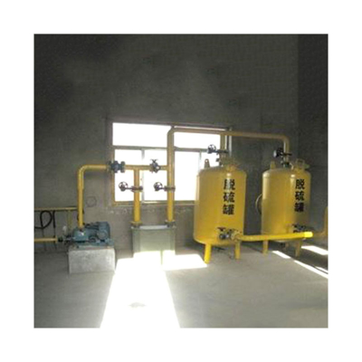 10PPM H2S กรองอุปกรณ์กรองก๊าซชีวภาพด้วย Dehydrator และ Desulfurizer