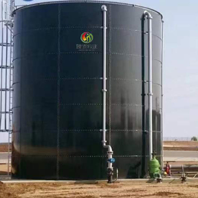 โครงการโรงไฟฟ้าไอซี UASB Gobar Gas Plant Methane Digester Tank Movable
