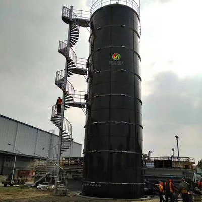 Anaerobic Digestion Reactor Upflow การย่อยแบบครอบคลุมตะกอนแบบไม่ใช้ออกซิเจน