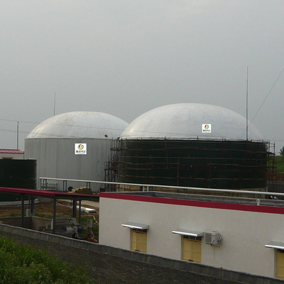 CH4 ถังบำบัดน้ำเสียแบบไม่ใช้ออกซิเจน CO2 Biodigester Plant เครื่องปฏิกรณ์ชีวภาพแบบถังกวนแบบต่อเนื่อง