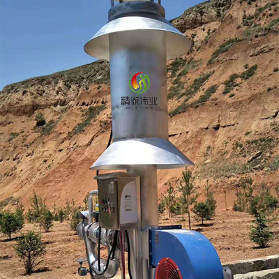 Fe2O3 H2S CO2 Scrubber สำหรับระบบขัดก๊าซชีวภาพ10PPM