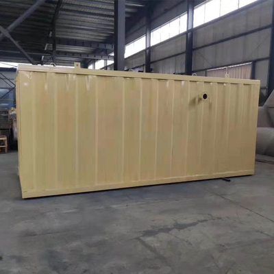 ห้องปฏิบัติการ FRP โรงบำบัดน้ำเสียคอนเทนเนอร์สำหรับโรงแรม