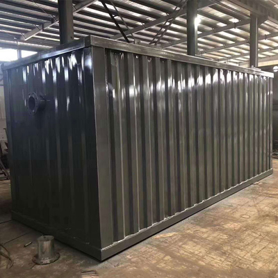 ห้องปฏิบัติการ FRP โรงบำบัดน้ำเสียคอนเทนเนอร์สำหรับโรงแรม