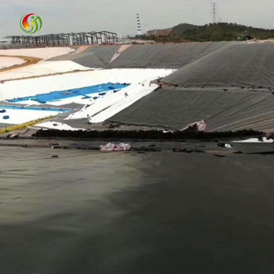 ผ้าคลุมน้ํา HDPE ที่ผ่านน้ําฝน ผ้าคลุมพอลิเอเธลีนความหนาแน่นสูง